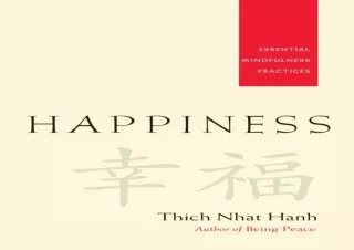[EBOOK] DOWNLOAD Happiness: Essential Mindfulness Practices
