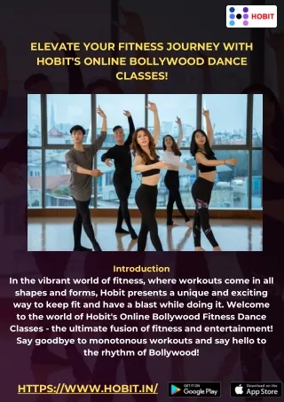 HOBIT ONLINE BOLLYWOOD DANCE CLASSES