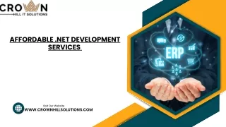 Crown Hill IT Solutions is a Top .Net web Application Development IT Company.
