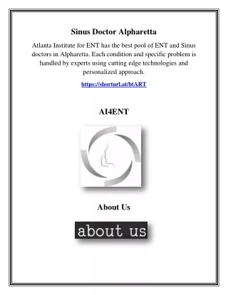 sinus doctor alpharetta