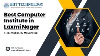 Get Best Computer Training Courses in Laxmi Nagar, Delhi (PDF)