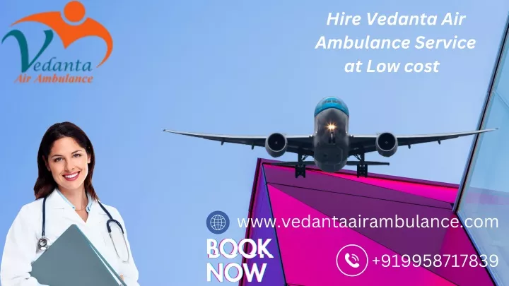 hire vedanta air ambulance service at low cost