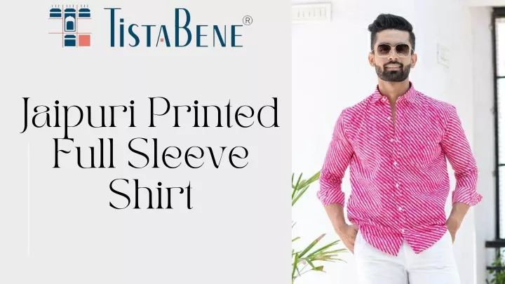 jaipuri printed full sleeve shirt