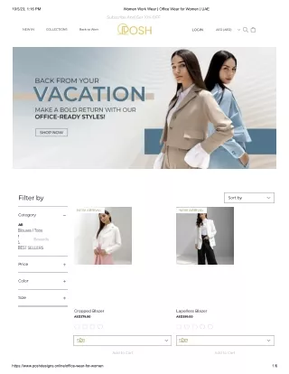 Women Work Wear | Office Wear for Women | UAE