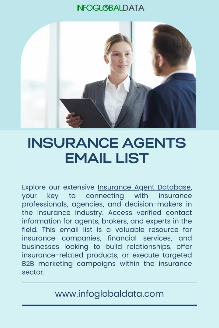 insurance agents email list
