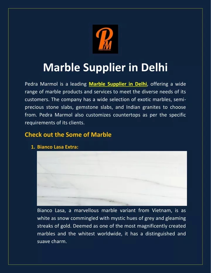 marble supplier in delhi
