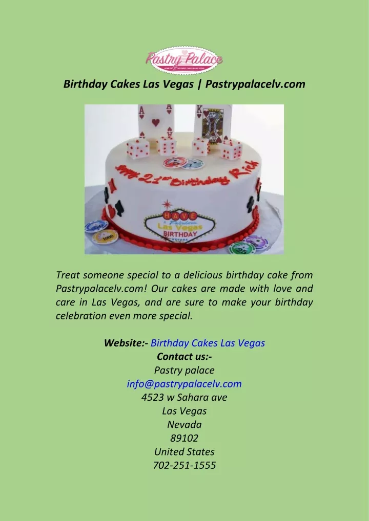 birthday cakes las vegas pastrypalacelv com