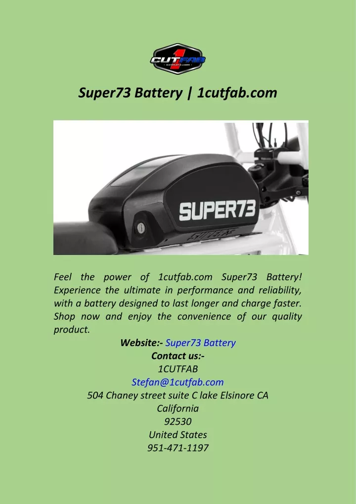 super73 battery 1cutfab com