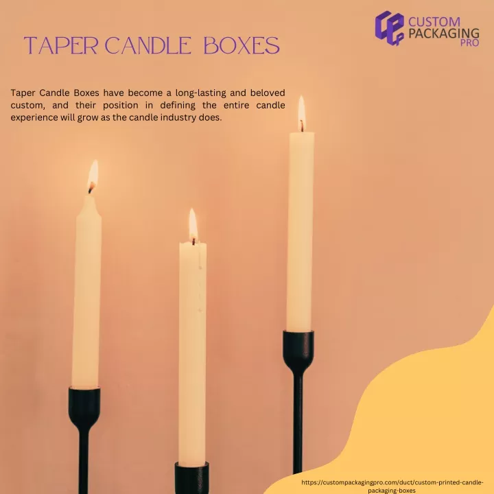 taper candle boxes