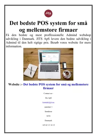 Det bedste POS system for små og mellemstore firmaer