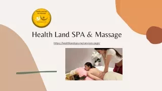 Massage Service In Dubai  Healthlandspa.me