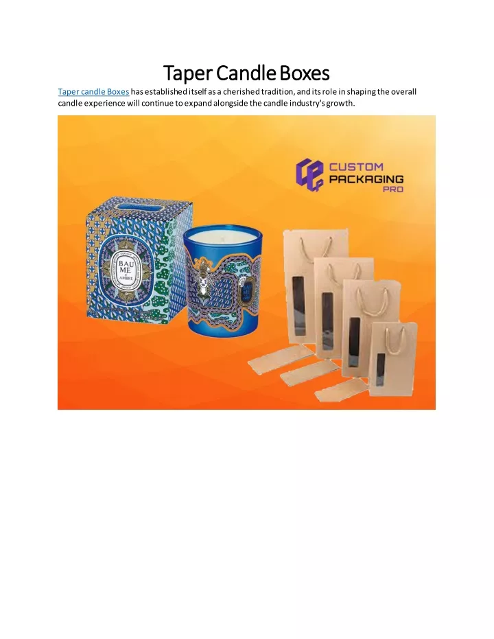 taper candle boxes taper candle boxes