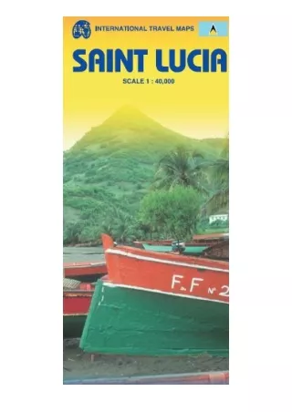 Ebook download Saint Lucia 1 40000 Travel Map full
