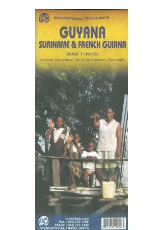 Download PDF Guyanasuriname And French Guiana 1 850 000 free acces