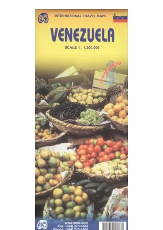 Download Venezuela 1 1200000 Travel Map unlimited