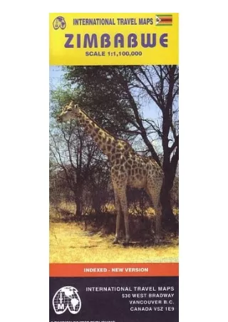 Ebook download Zimbabwe 1 11M Travel Map Travel Reference Map for android