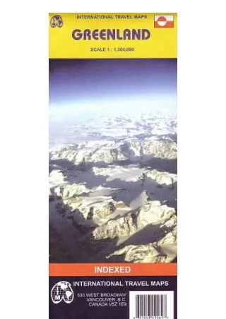 Kindle online PDF Greenland Map By Itmb unlimited