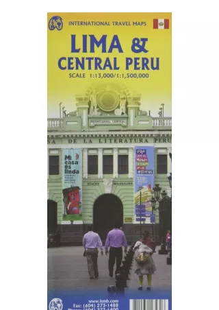 Download PDF Lima And Central Peru 1 13000 1 1500000 Travel Map for ipad