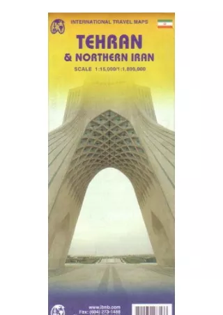 Download Tehran And Northern Iran Map free acces