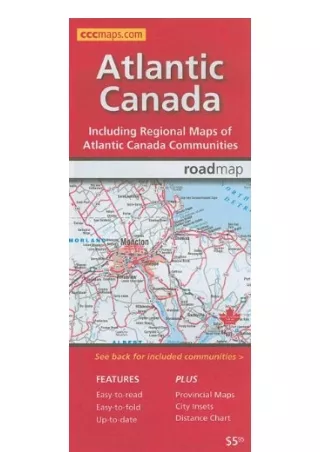 Download Atlantic Canada Road Map unlimited