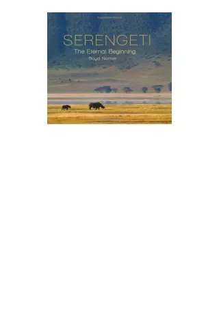 Download PDF Serengeti The Eternal Beginning for android