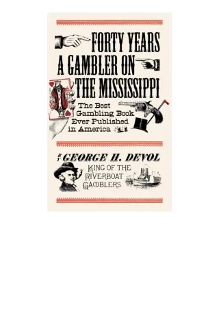 Ebook download Forty Years A Gambler On The Mississippi Applewood Books unlimite