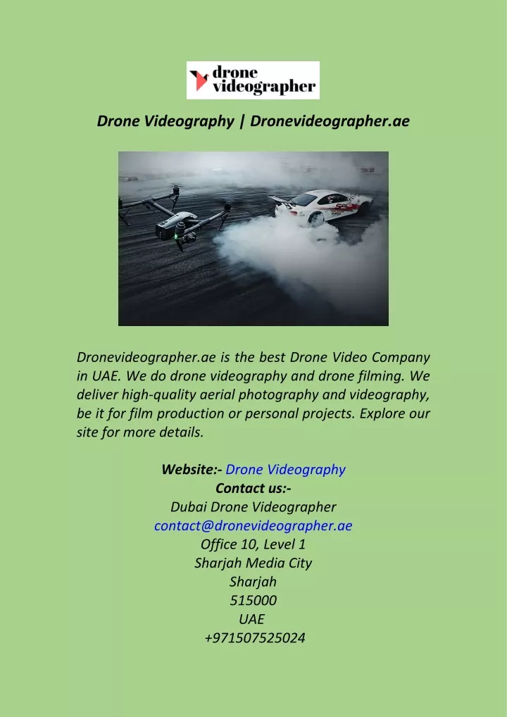 drone videography dronevideographer ae
