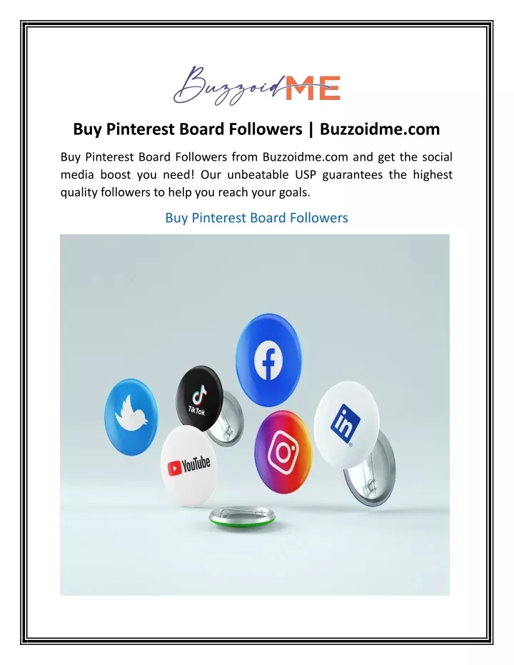 buy pinterest board followers buzzoidme com