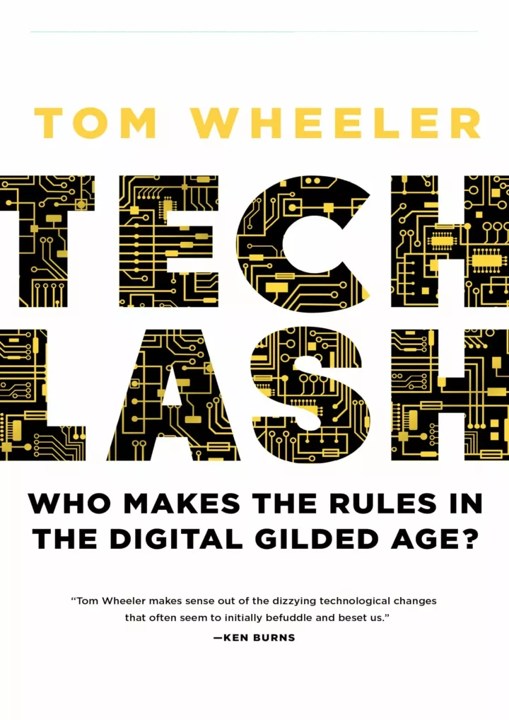 pdf read online techlash who makes the rules