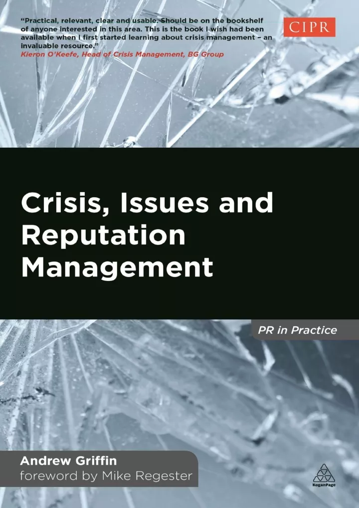 pdf download crisis issues and reputation