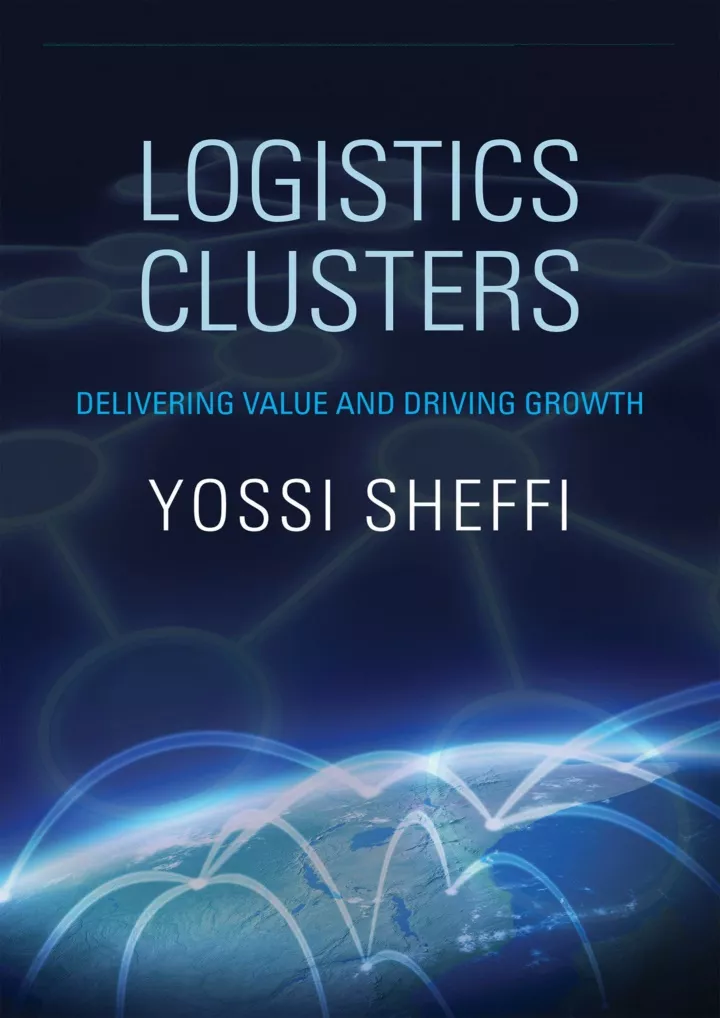 get pdf download logistics clusters delivering