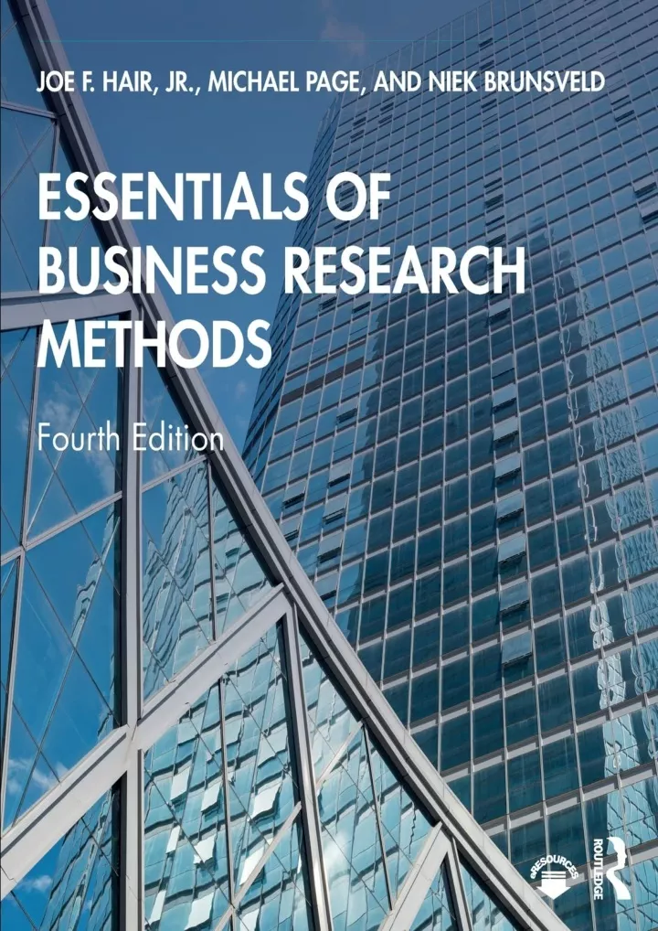 pdf read download essentials of business research