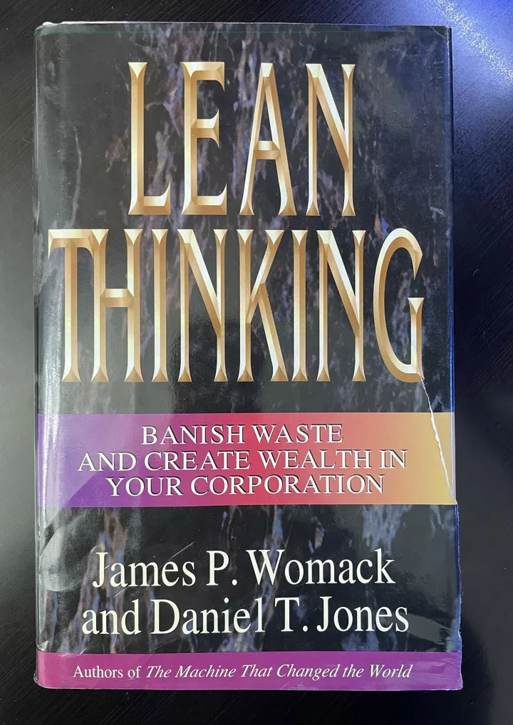 read pdf lean thinking banish waste and create