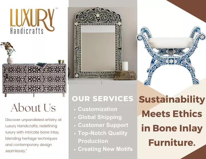 sustainability meets ethics in bone inlay