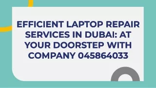 laptop repair service dubai