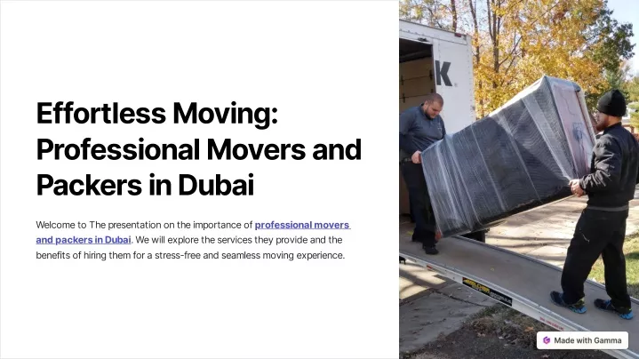 effortless moving professional movers and packers