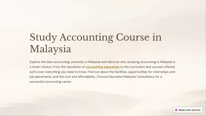 study accounting course in malaysia