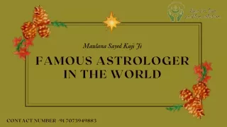 Famous Astrologer in the world