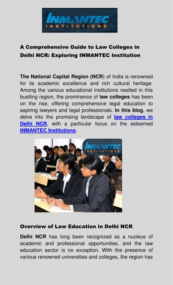 a comprehensive guide to law colleges in delhi