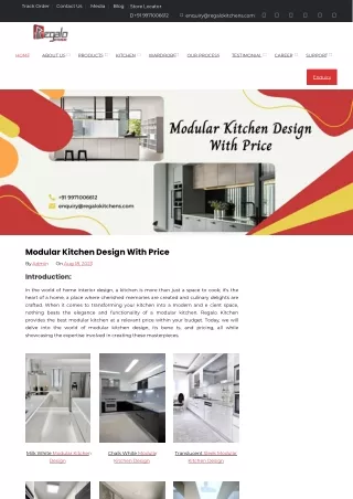 Modular Kitchen Design With Price