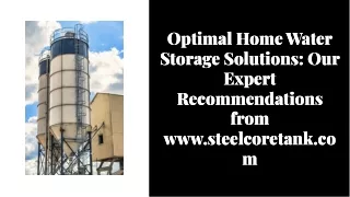 The Best Water Storage Tanks for Your Home Our Top Pickss