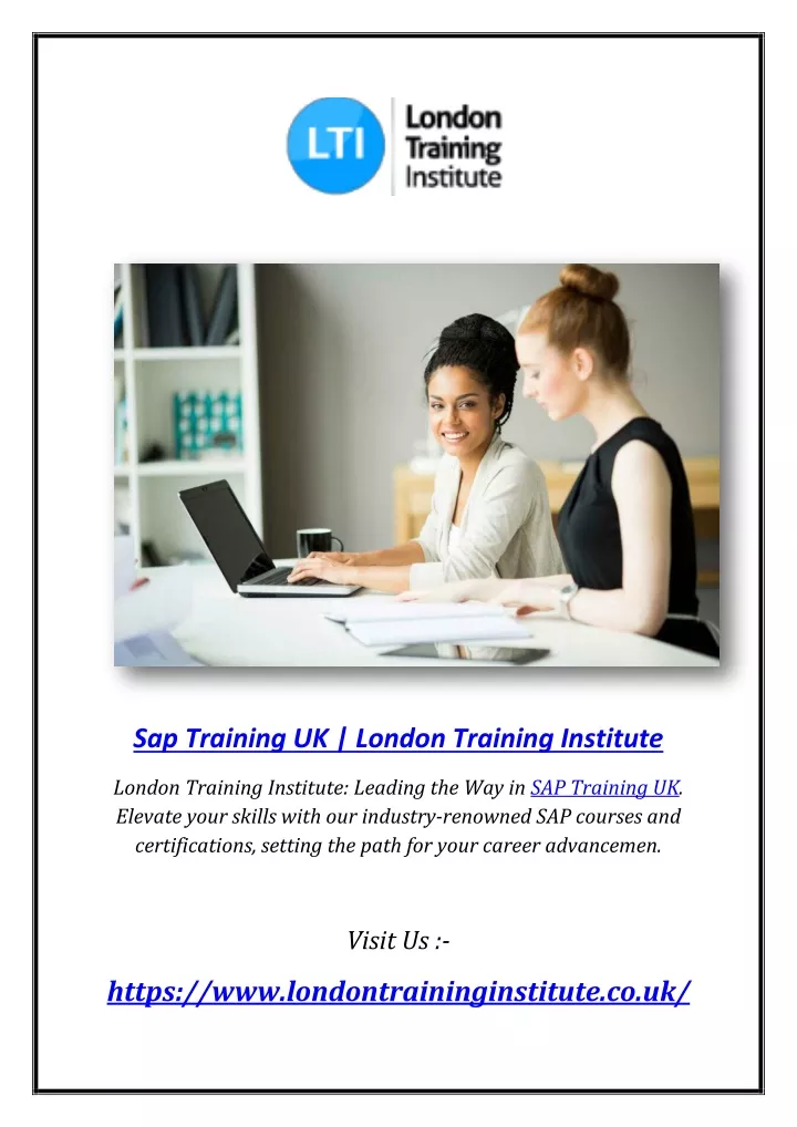 sap training uk london training institute