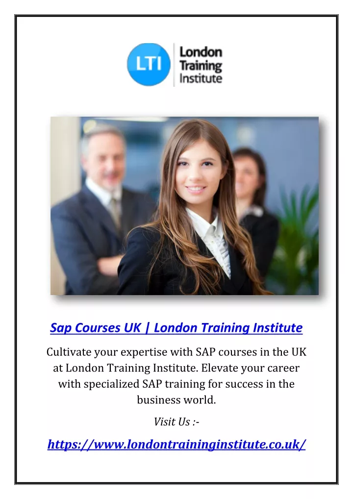 sap courses uk london training institute