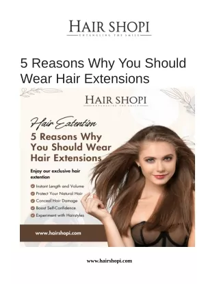 5 Reasons Why You Should Wear Hair Extensions