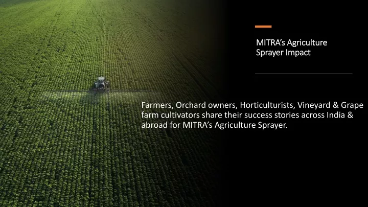 mitra s agriculture mitra s agriculture sprayer