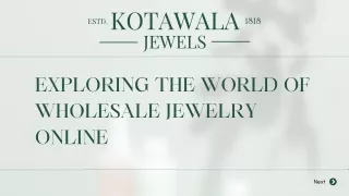 Exploring the World of Wholesale Jewelry Online