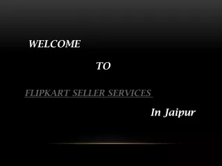 Flipkart Seller Services In Jaipur