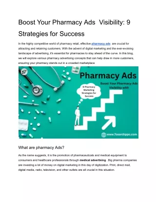 Boost Your Pharmacy Ads  Visibility_ 9 Strategies for Success