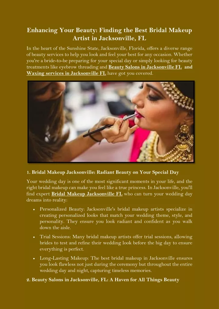 PPT   Enhancing Your Beauty Finding The Best Bridal Makeup Artist In