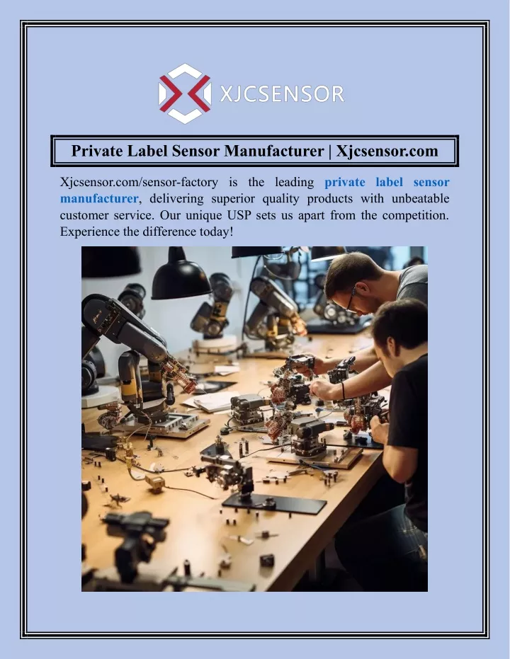 private label sensor manufacturer xjcsensor com